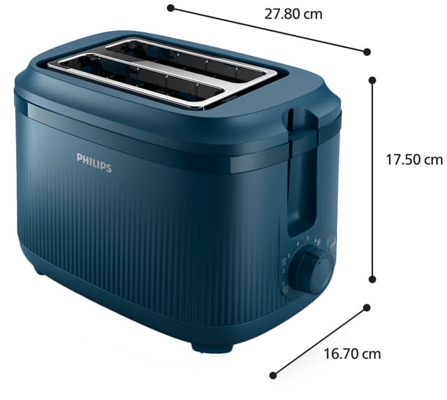 Philips 3000 Series brødrister HD2511/70 (blå)