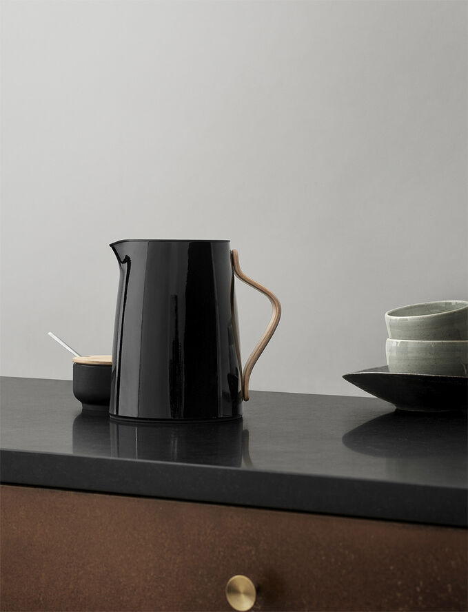 Stelton Emma termokande, te 1 l, black Black