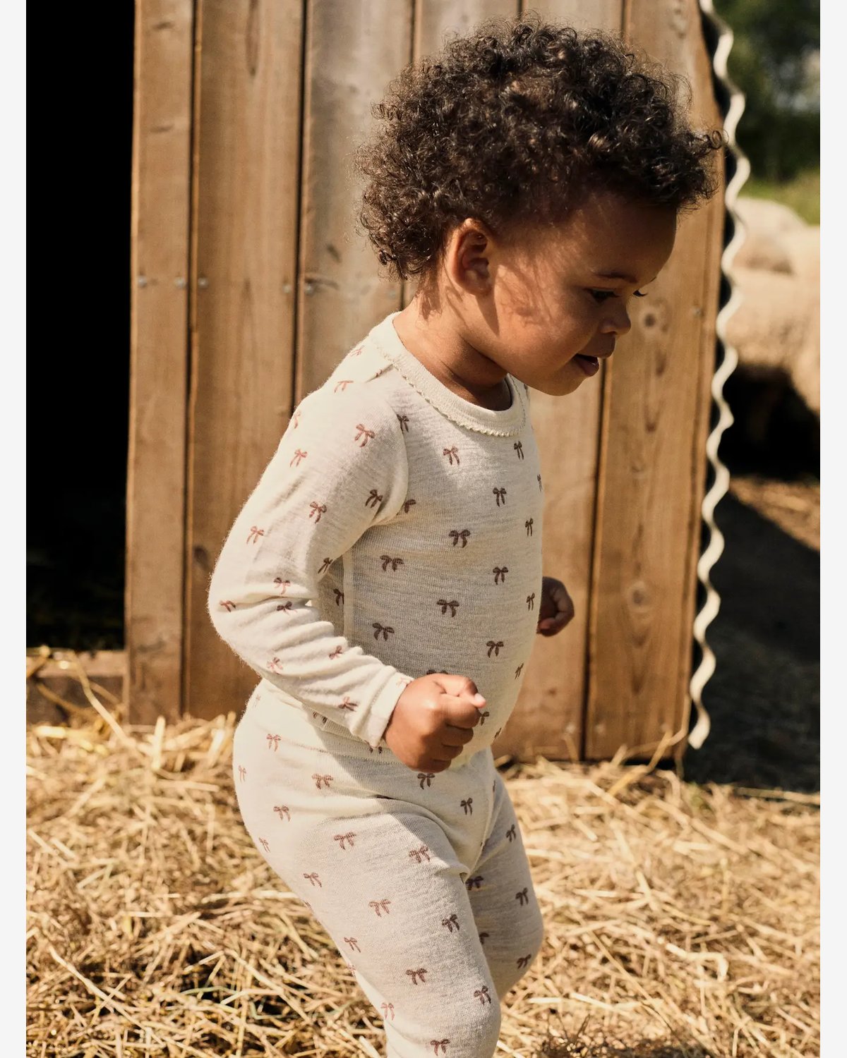 Ullbukse Leggings Baby – 60% Merino, 40% TENCEL Modal | Nalu Wo/Mo Slim Legging