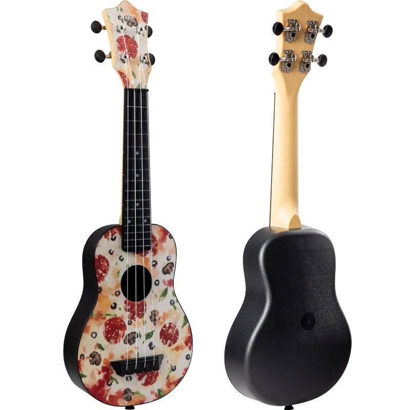 Flight Travel Series TUS40 Pizza sopraan ukelele met gigbag