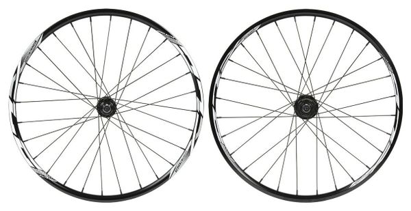 Paire de Roues BMX Excess XLC-1 Mini/Expert 20'' | 10 mm | 28 Trous Noir