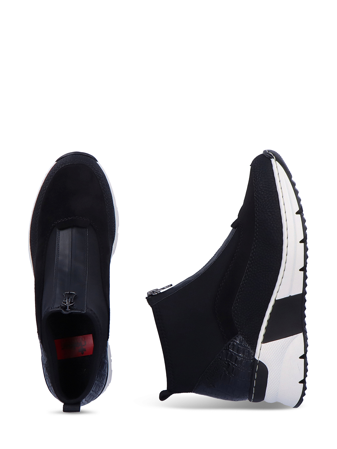 Rieker Sneaker Boot Black