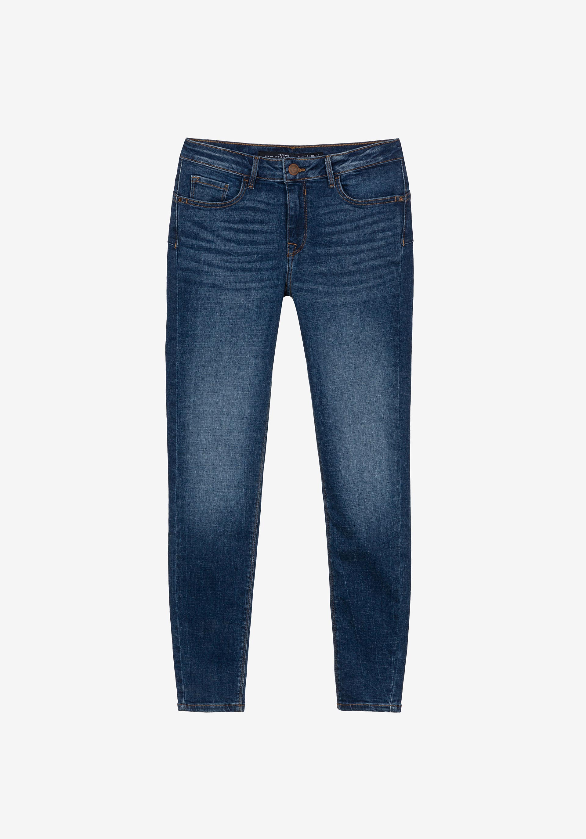 Jeans Light Push-up Skinny Cintura Média