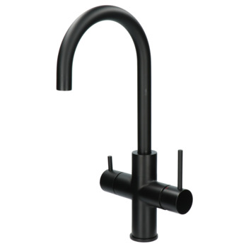Handson kokendwaterkraan Ace met hendel Zwart incl. kokend water boiler