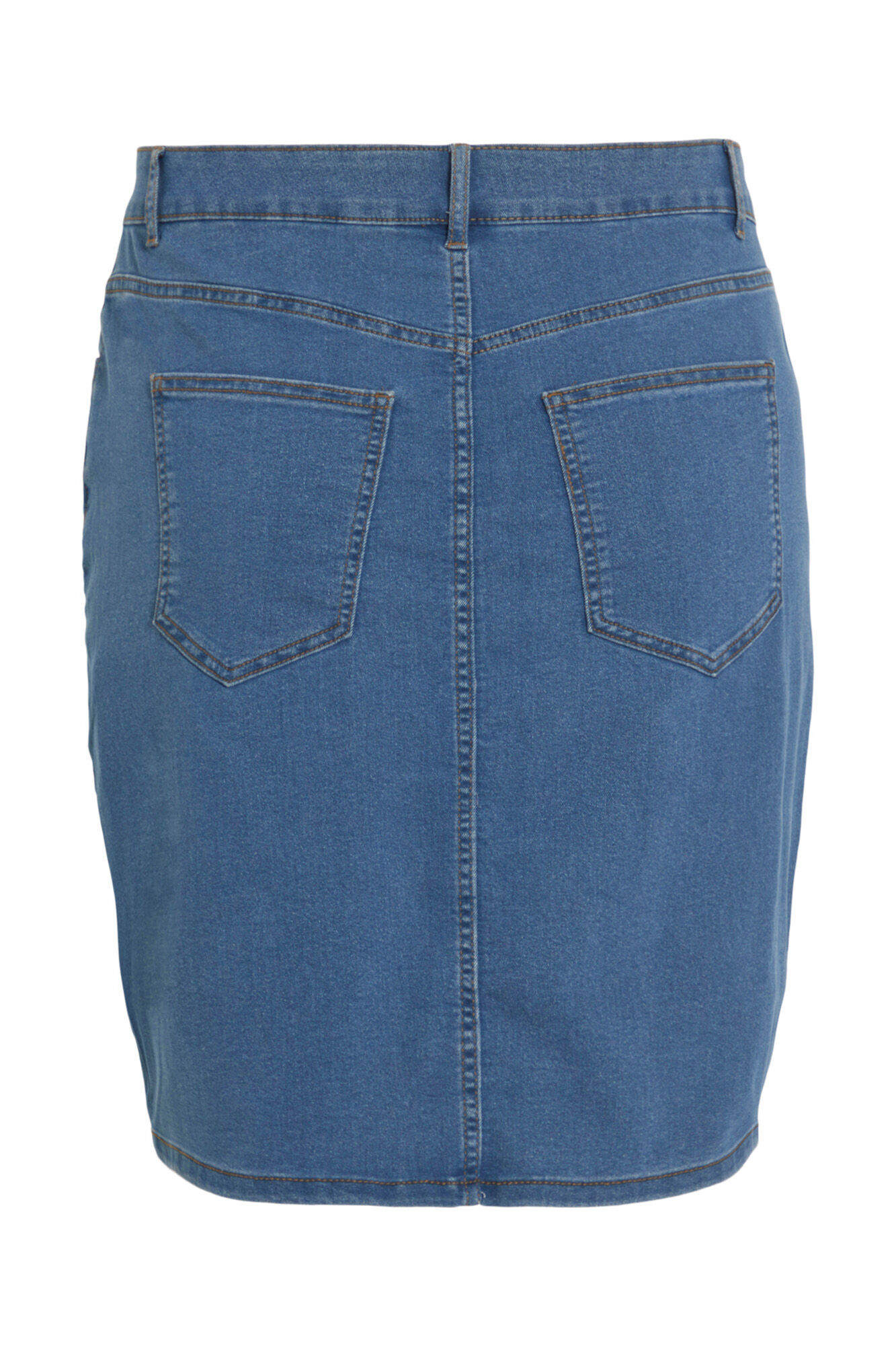 Inspirada na saia jeans Vila - Azul