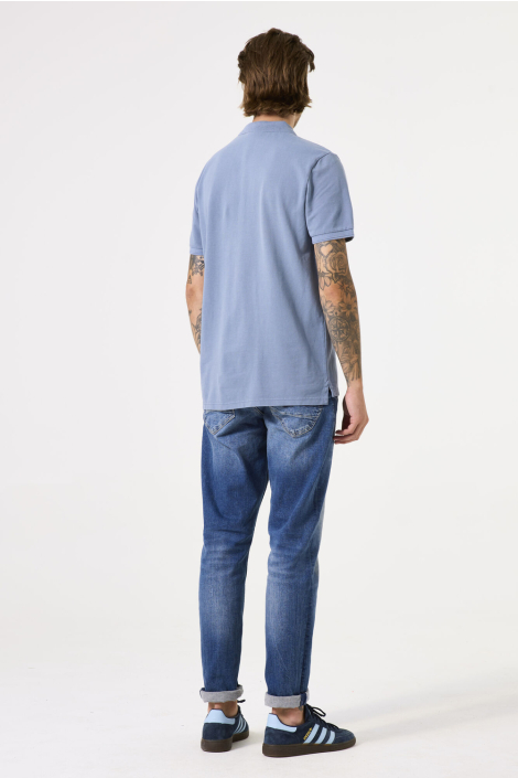 Garcia blauwe heren polo
