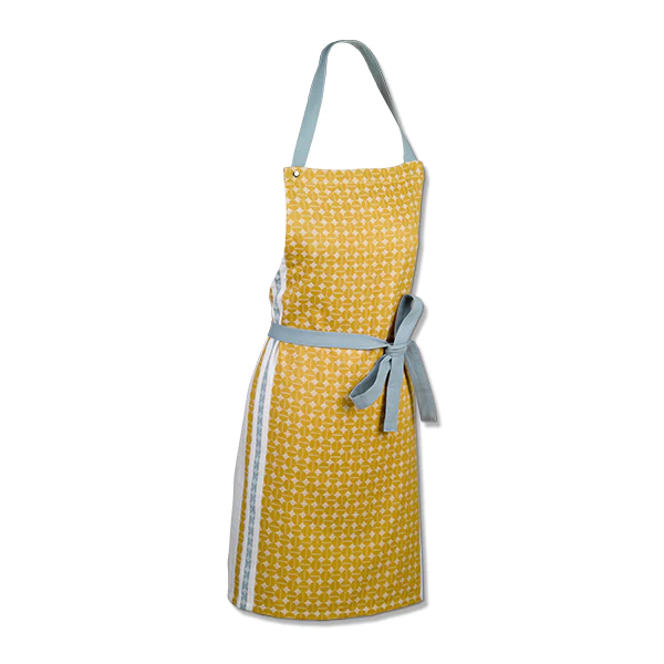 Tablier Svea jaune bleu 80 x 67 cm Kela