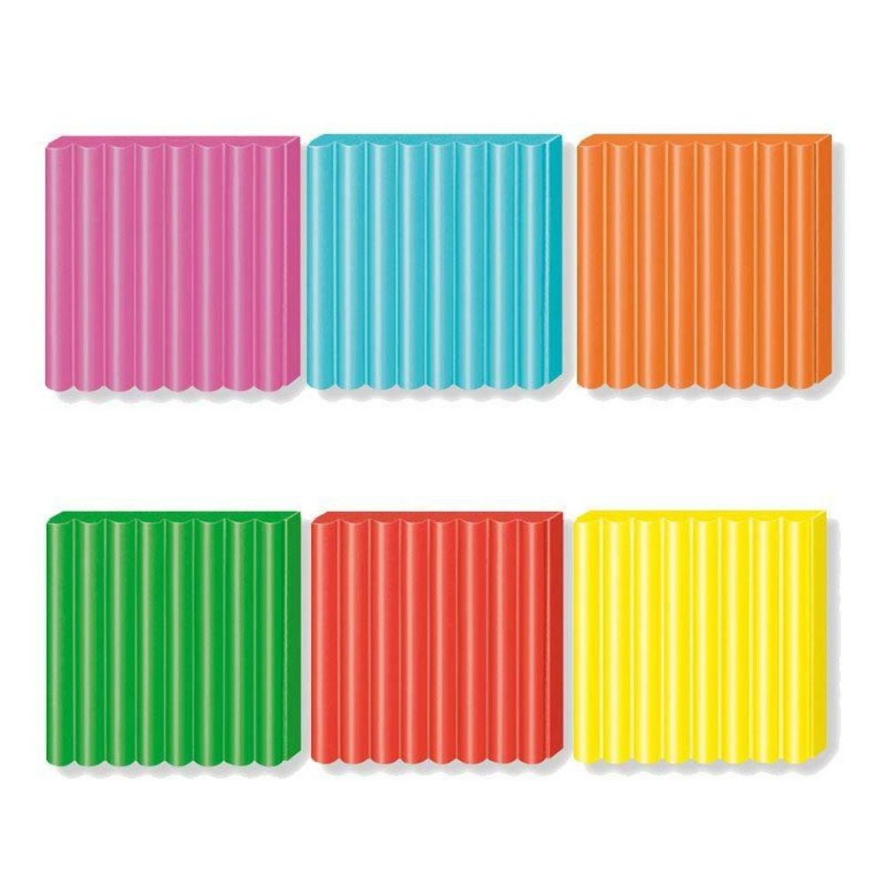 6 pains de pâte polymère