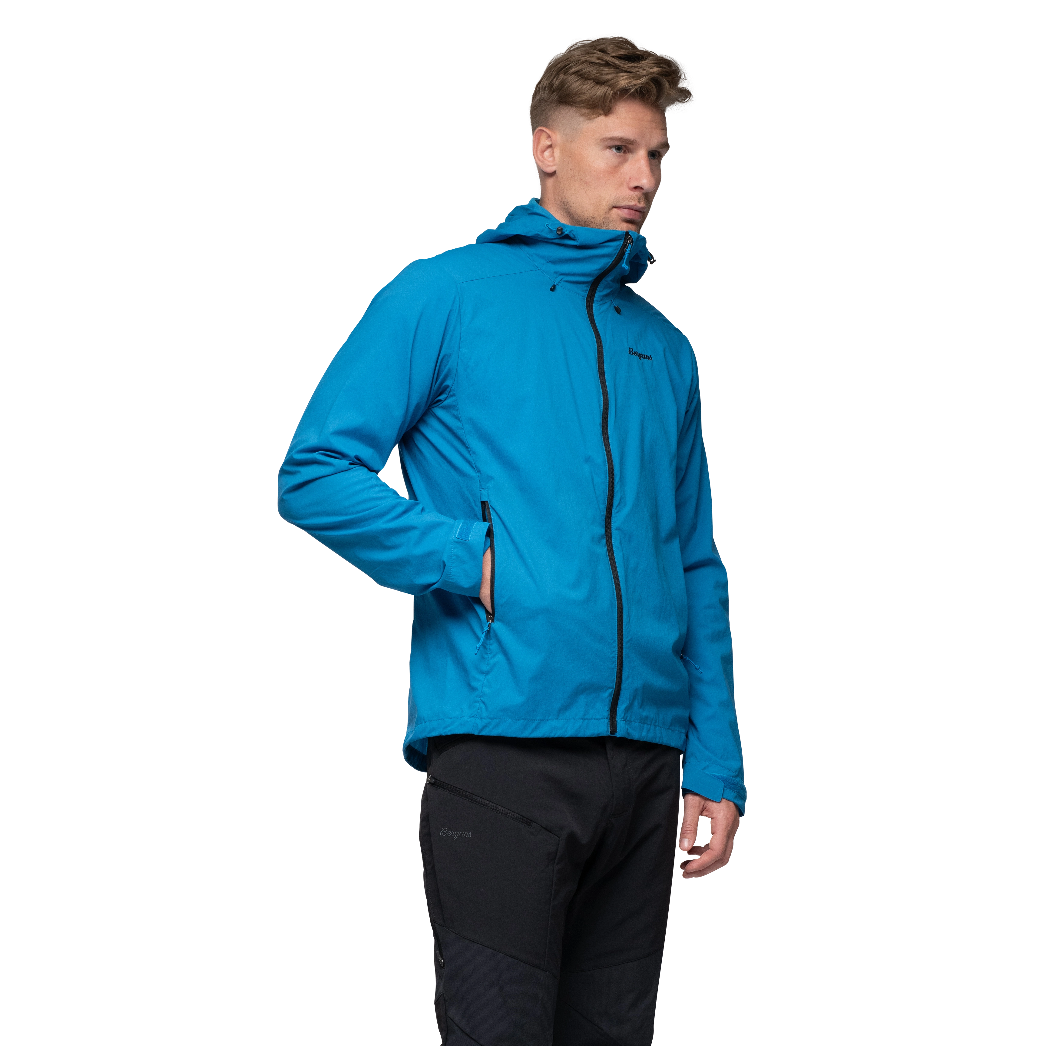 Rabot Windbreaker Jacket Men Dark Aqua Lagoon