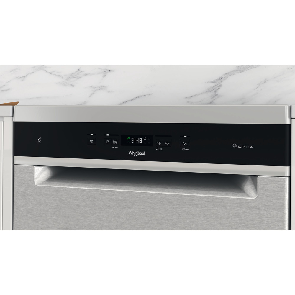 Whirlpool vaatwasser WH6FA14BN7A0X  inox