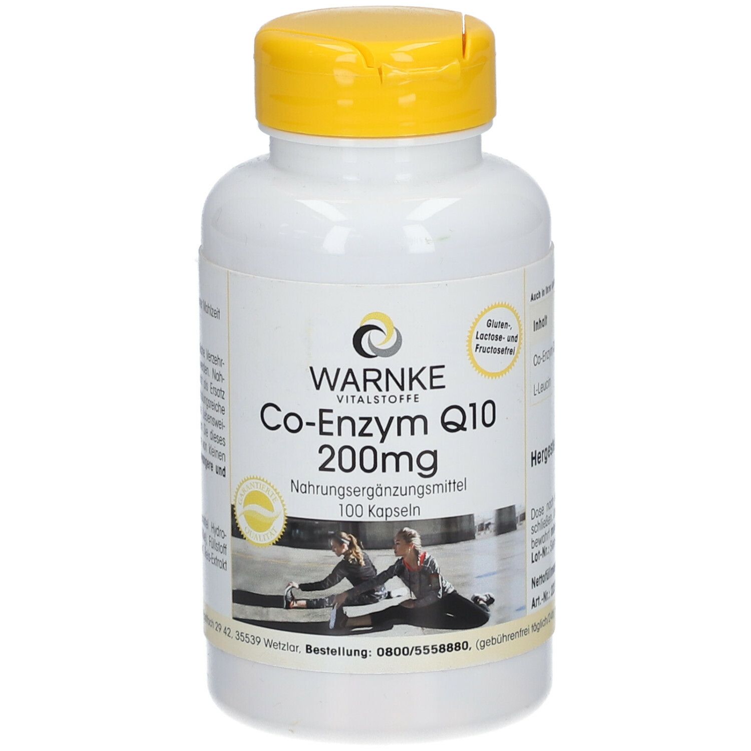 WARNKE VITALSTOFFE Co-Enzym Q10 200 mg