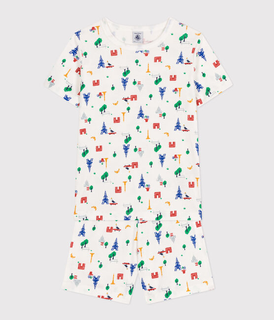 Pyjama short imprimé Paris en coton enfant