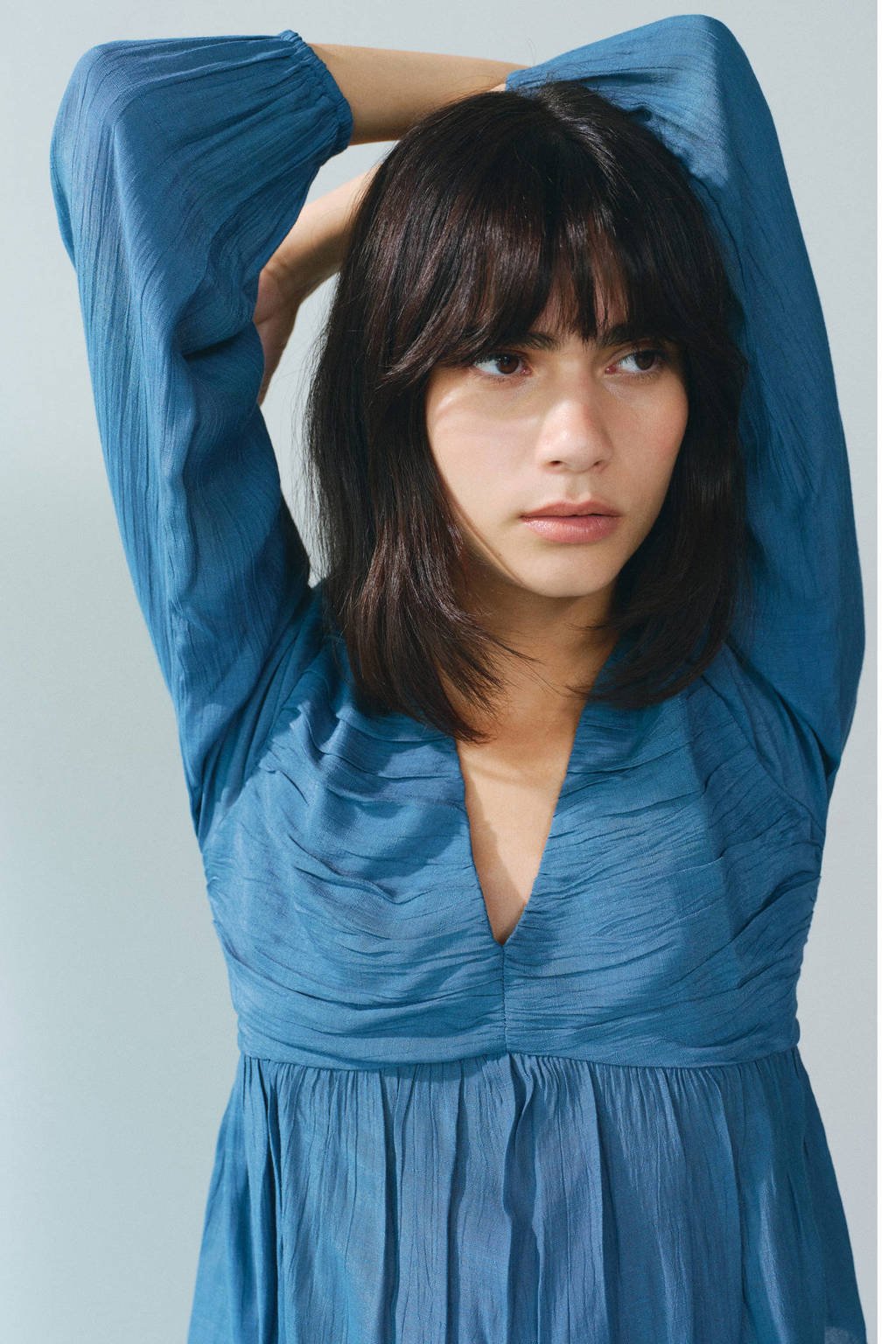 MANGO TEEN blousetop blauw