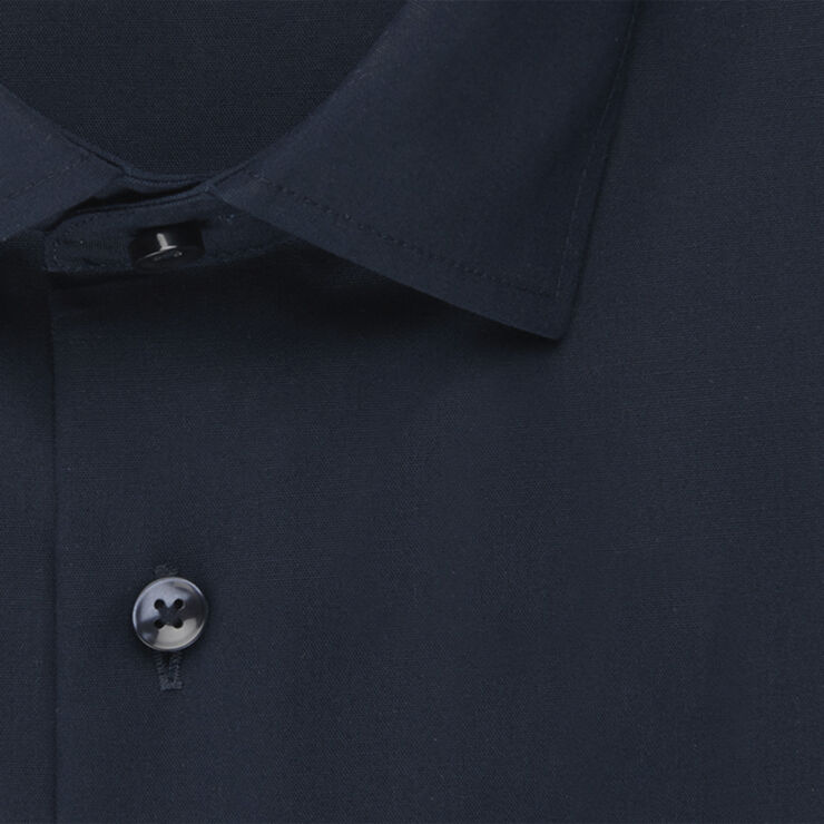Seidensticker Business Shirt Regular Long sleeve Kent-Collar Uni Blue