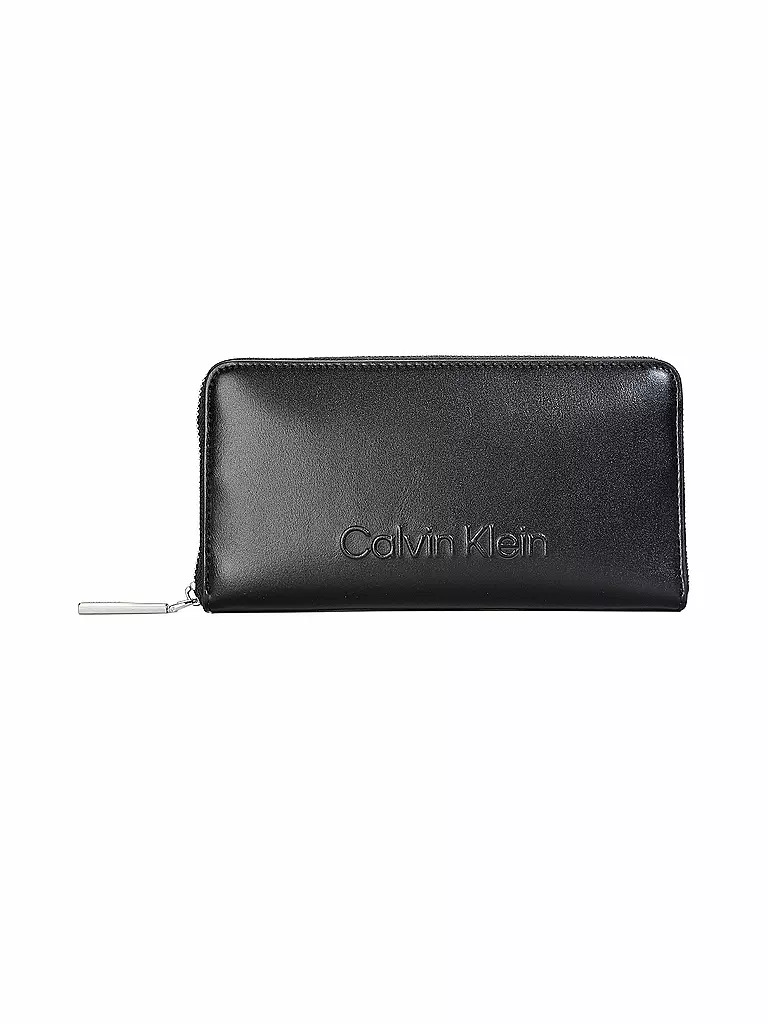CALVIN KLEIN Geldbörse EMBOSSED Large schwarz