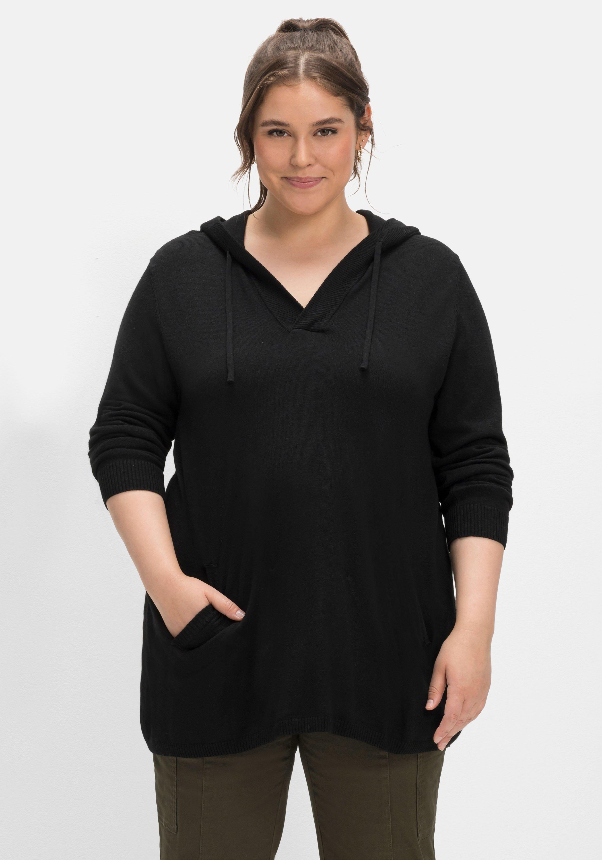 Pullover mit Kaschmir und leichter A-Linie
