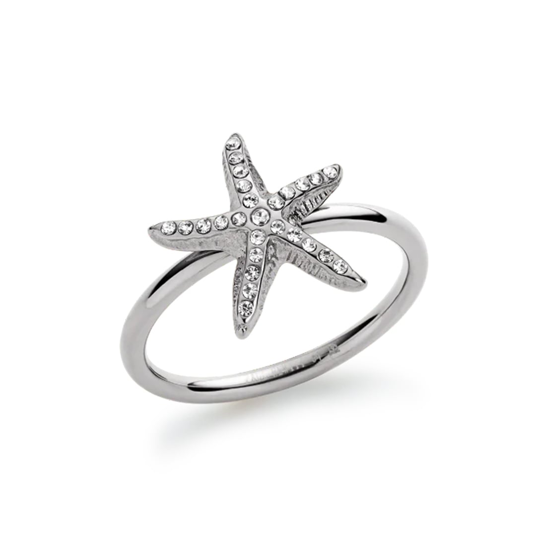 Paul Hewitt Damenring Sea Star Marinium Ocean Steel Silbrig