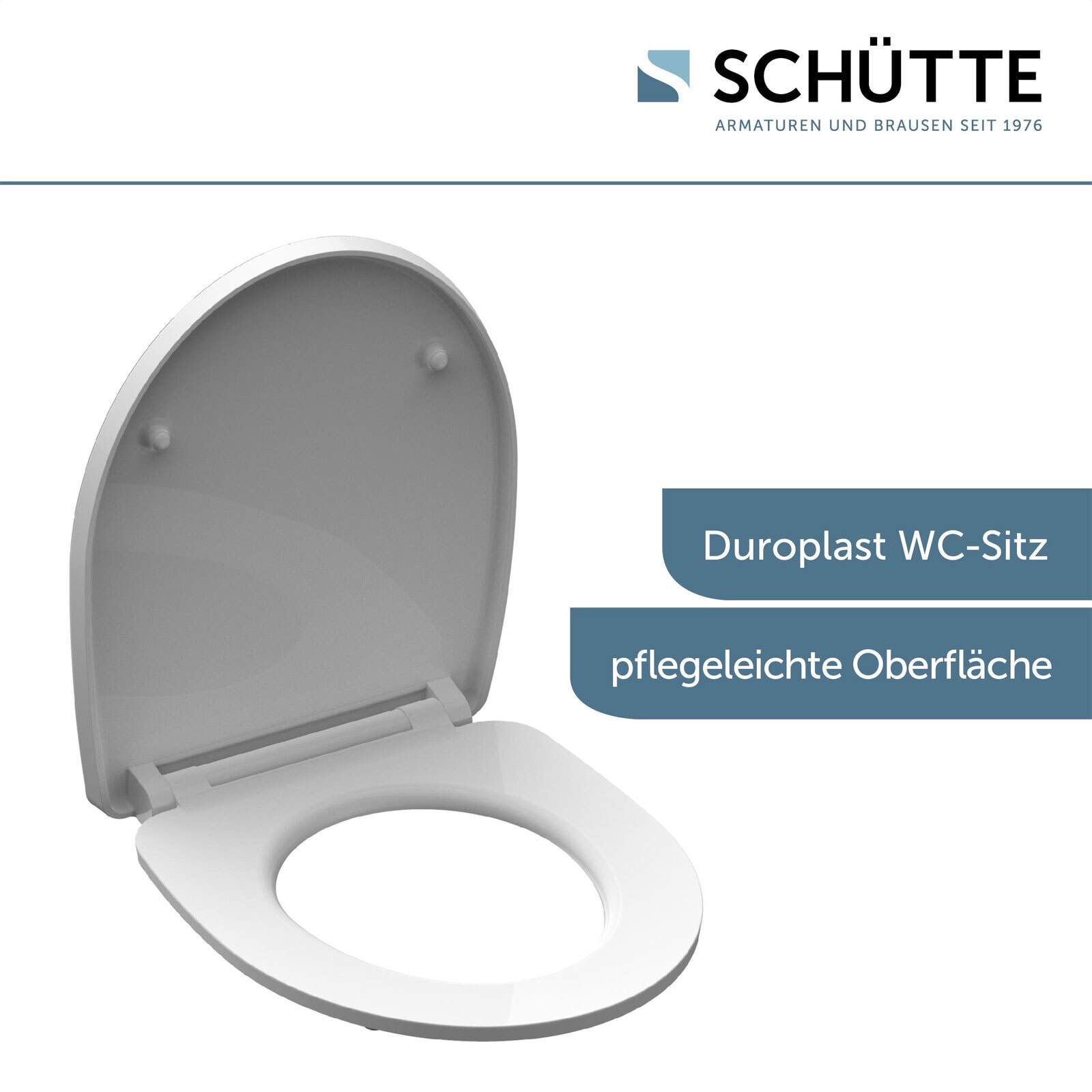 SCHÜTTE WC-Sitz Happy Elephant High Gloss Duroplast Absenkautomatik, Schnellverschluss