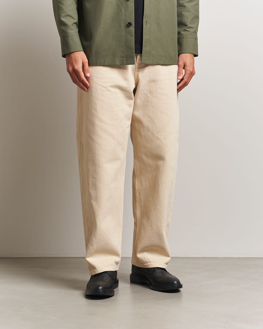 Jil Sander Loose Fit 5-Pocket Pants Oat