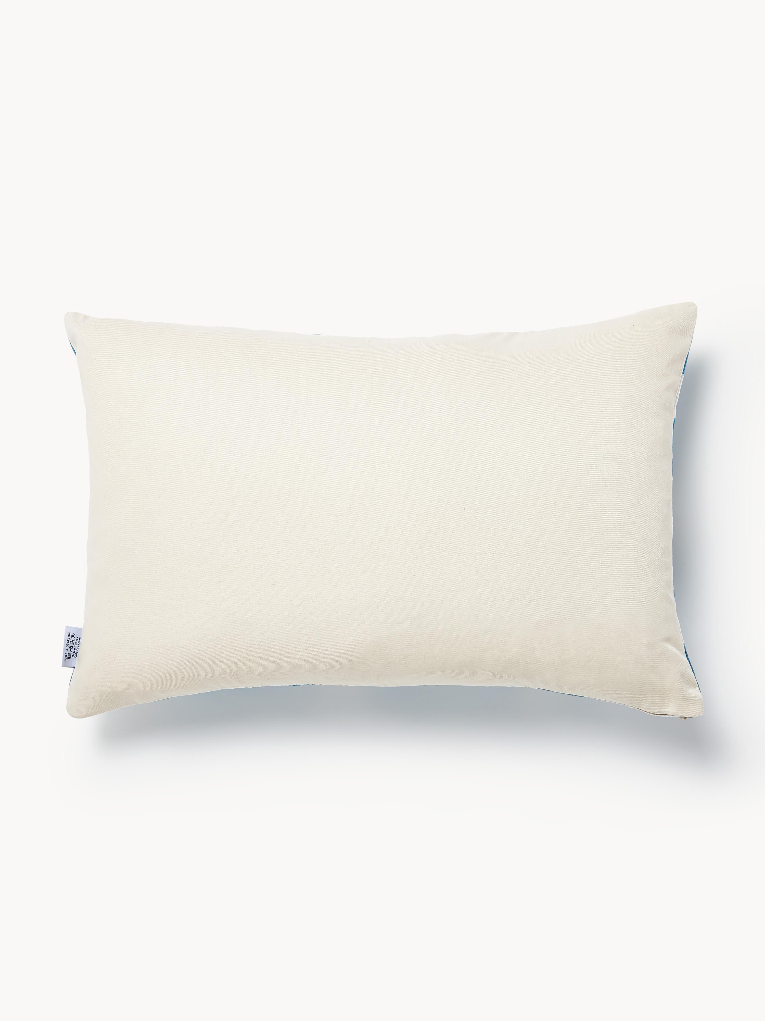 Zijden kussenhoes Silky met abstract patroon