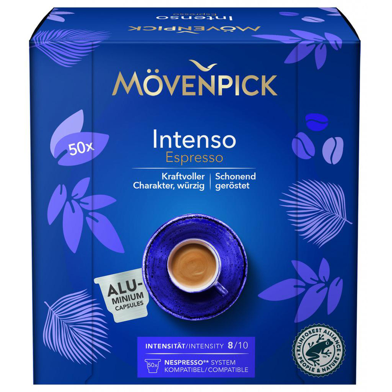 Mövenpick Kaffeekapseln Intenso, 50 Stück