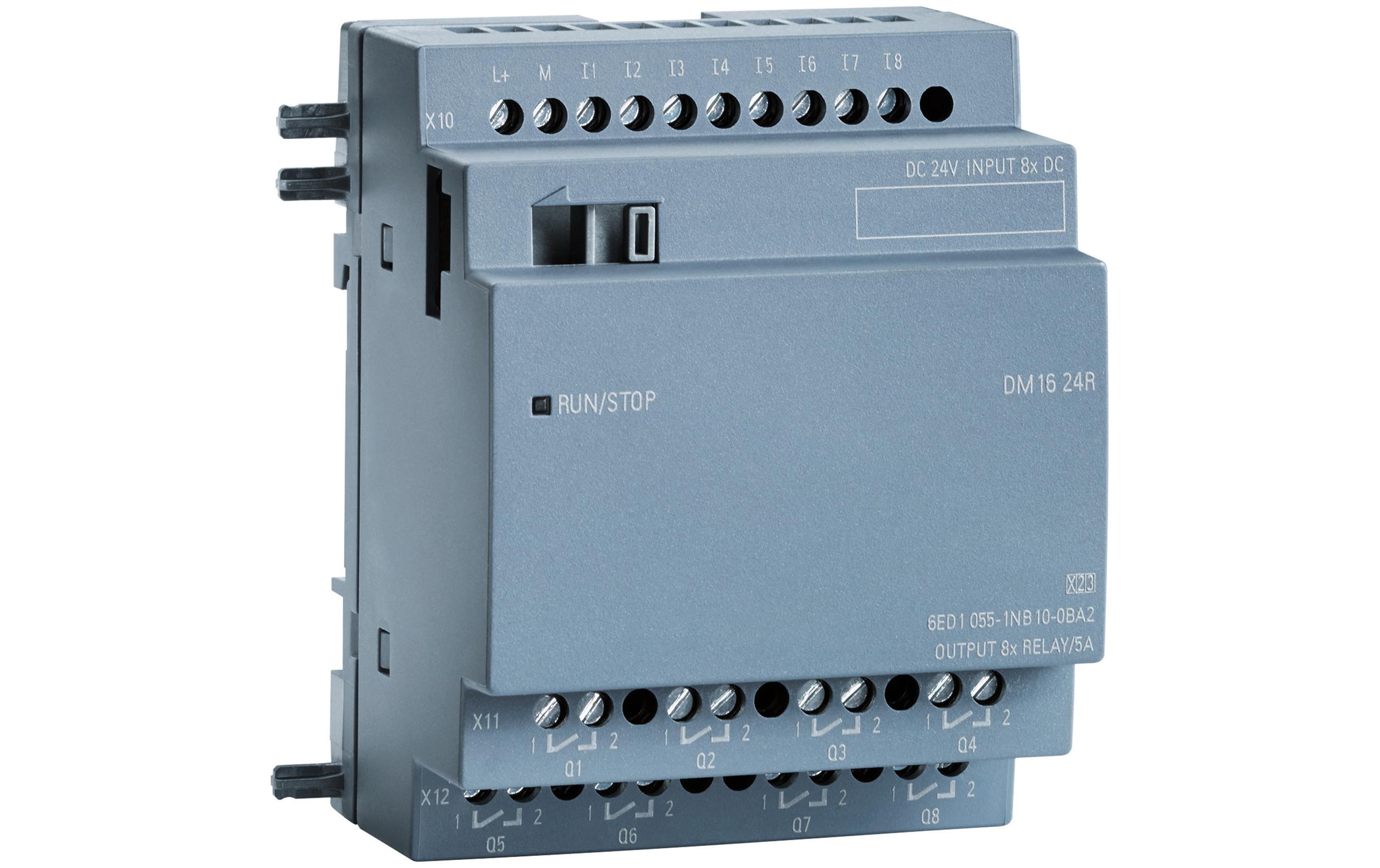 LOGO! 8 DM16 24R Erweiterung<br>Schaltmodul
