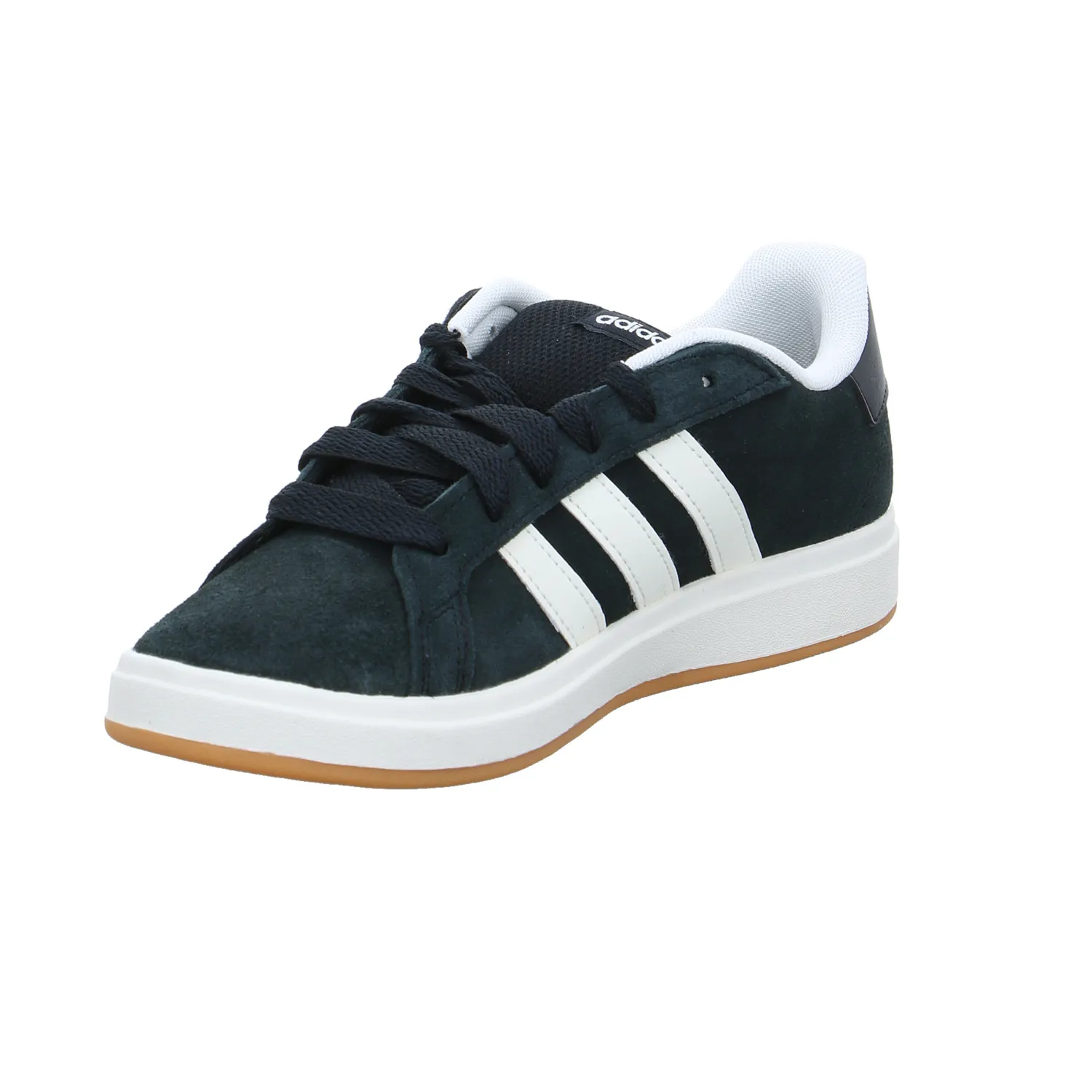 ADIDAS Kinder Sportschuh Schwarz Lederimitat