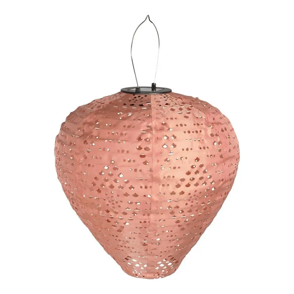 Hioshop Arna lantaarn oplaadbaar roze