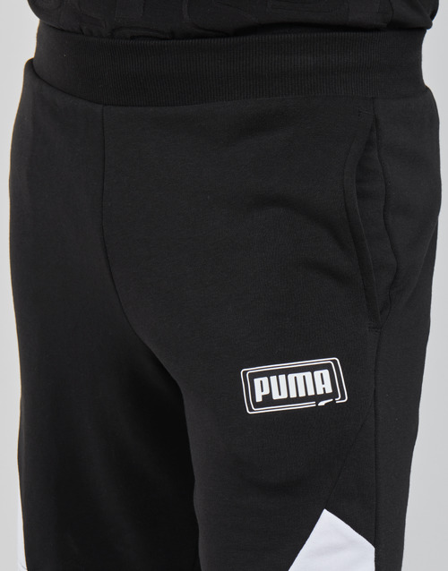 Puma - RBL SHORTS - Noir / Blanc