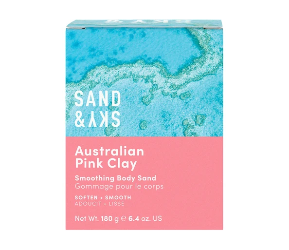 SAND & SKY Australian Pink Clay Smoothing Body Sand
