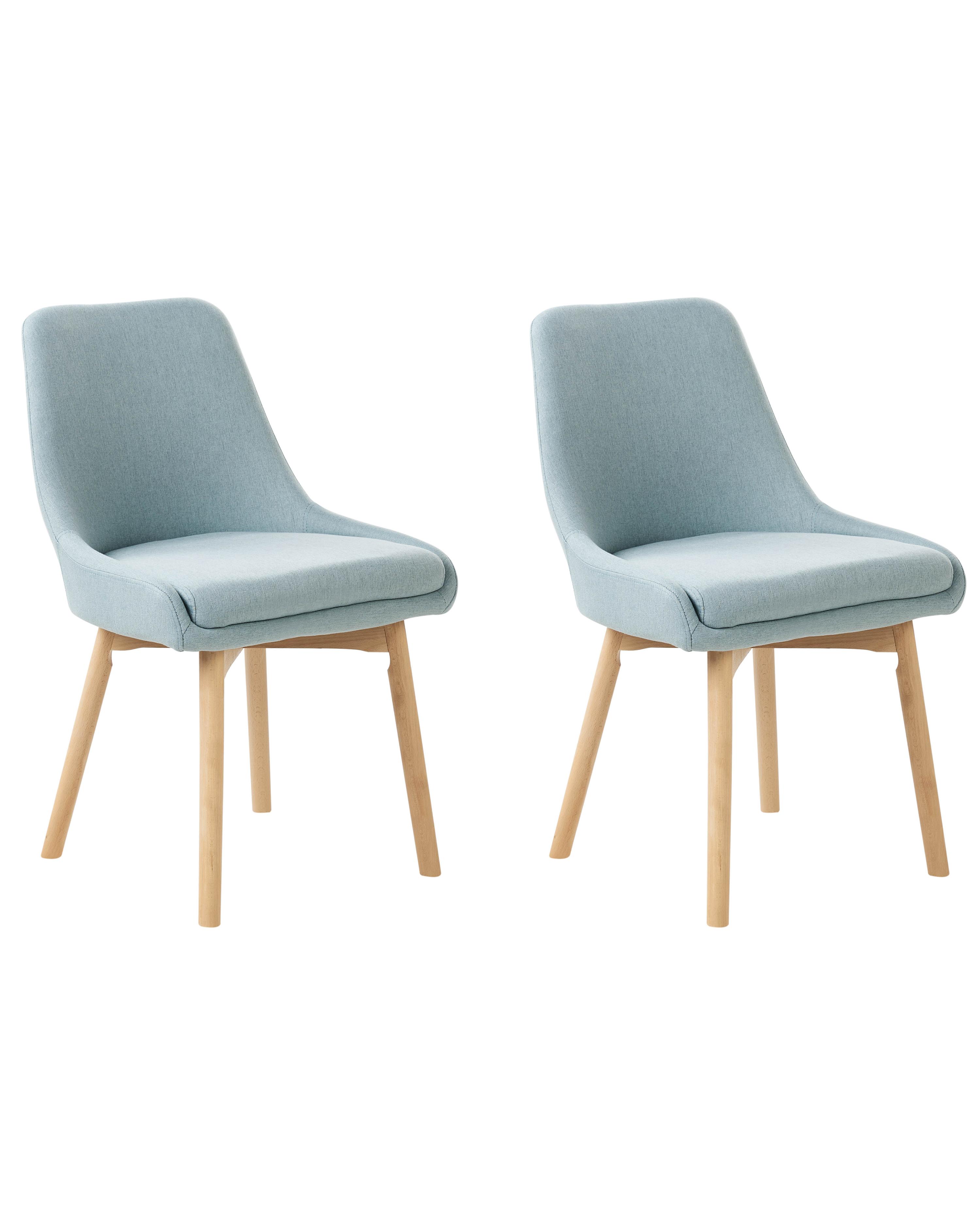 Set van 2 eetkamerstoelen MELFORT Lichtblauw