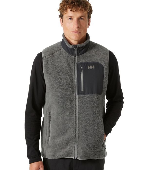 Panorama Pile Block Vest Men fleecevest