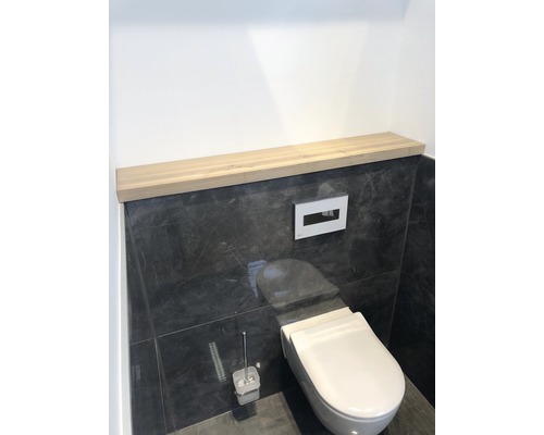 Plank 120x20x2 cm massief eiken