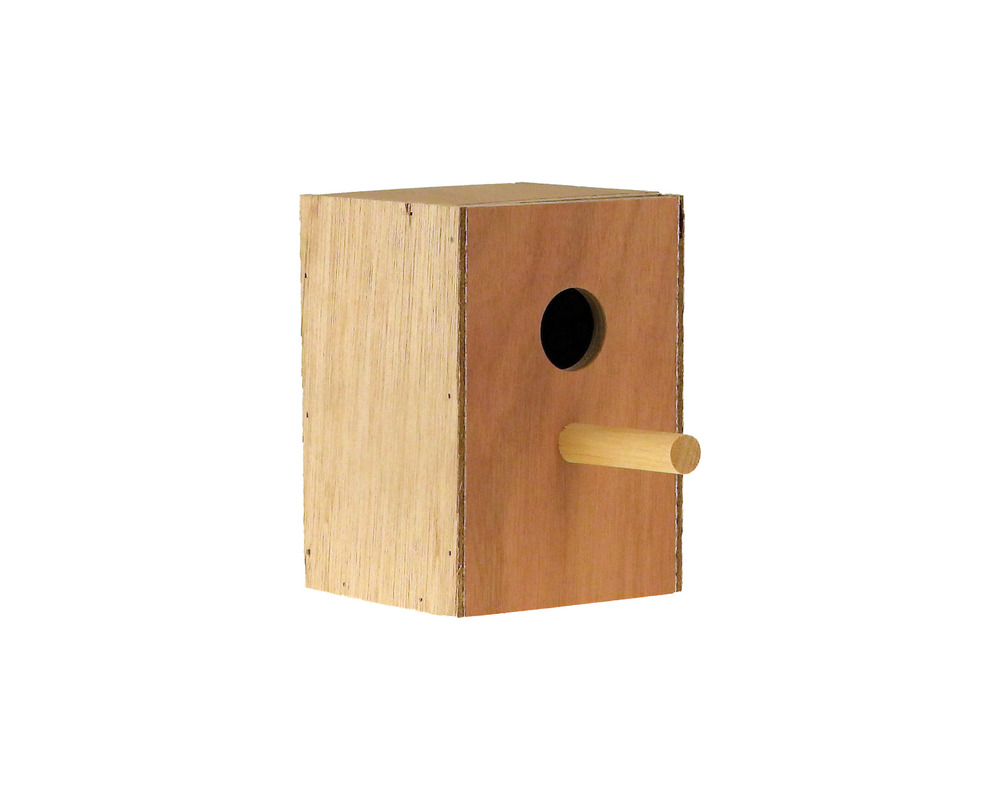 Nid en bois oiseaux exotiques