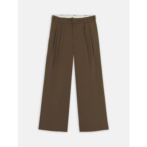 Dickies Pleated Work Bukser, Mushroom, 31