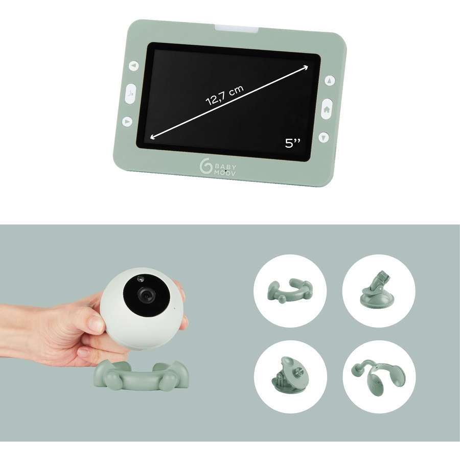 babymoov Babyphone mit Kamera YOO GO PLUS pastellgrün