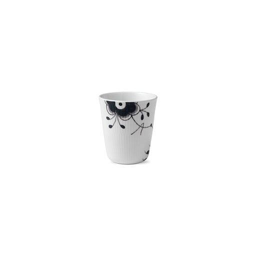 Royal Copenhagen Sort Mega Riflet Termokop, 29 cl