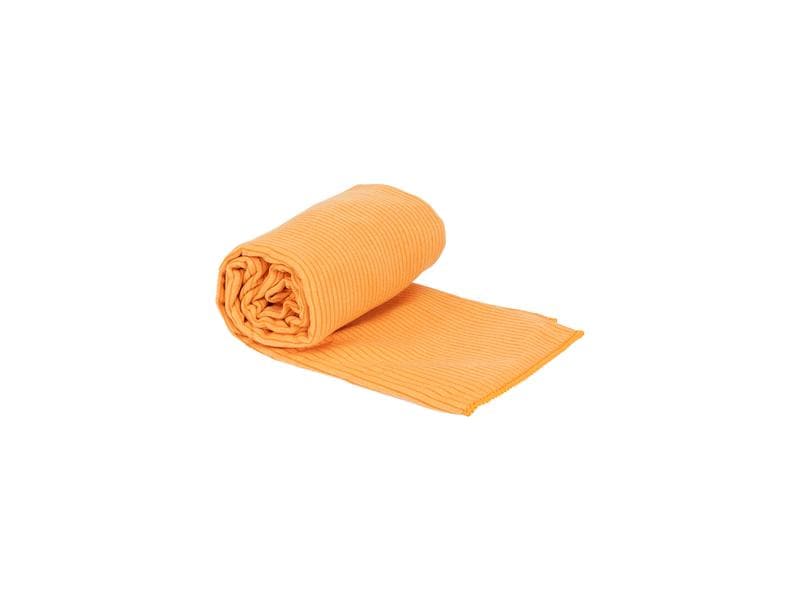 KOOR Handtuch Silva Onda Arancia 3er-Pack S 35 x 55 cm Outdoor-Handtücher mit Silber-Ionen Veredelung