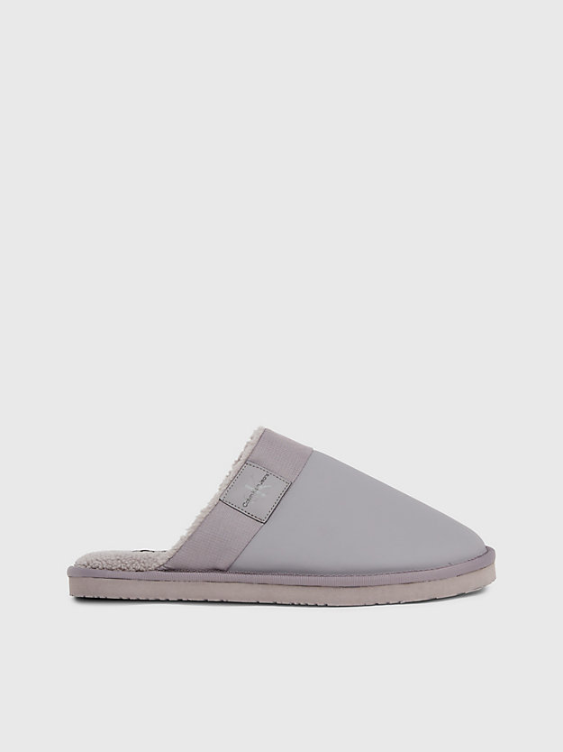 Chinelo mule de couro sintético