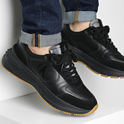 Baskets Chunky Runner Vintage Tongue 0633 Triple Black