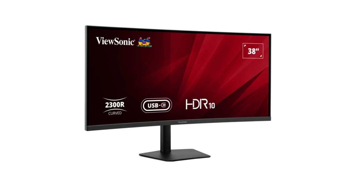 ViewSonicVA3820C UWQHD+ 21:9 Curved Monitor met USB-C Hub 38