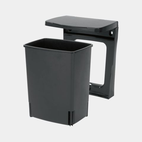 Wandafvalemmer Built-In Bin, 10 liter, rechthoekig - Black