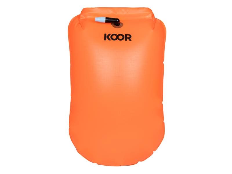 KOOR Schwimmboje Booa 20L Arancia 20 l Dry Bag und Schwimmboje in einem