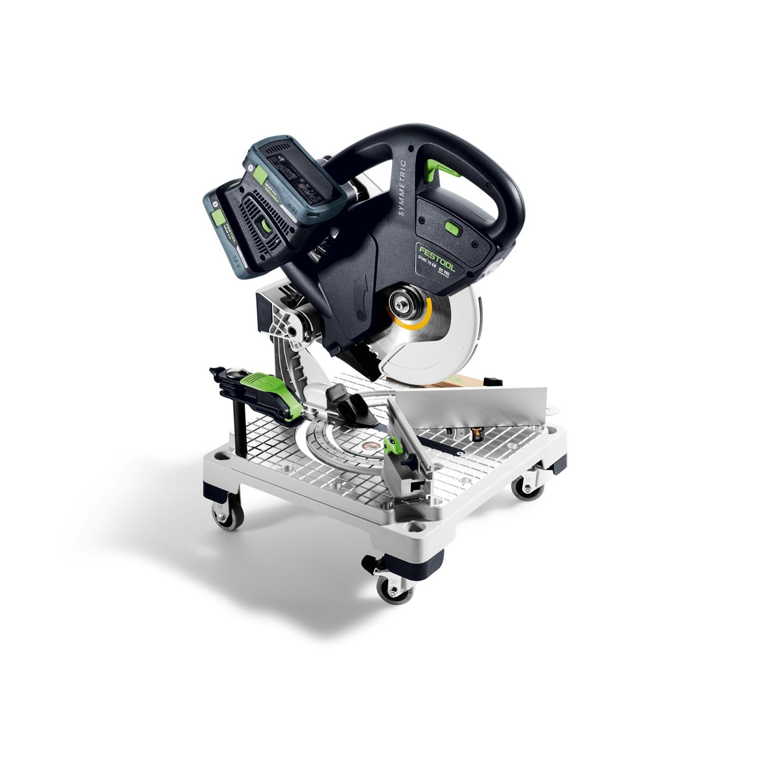 Festool SYMC 70 4,0 EBI-Plus SYMMETRIC Accu Plintenzaag 18V 4.0Ah - 577464