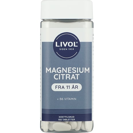 Magnesium citrat og B6 vitamin