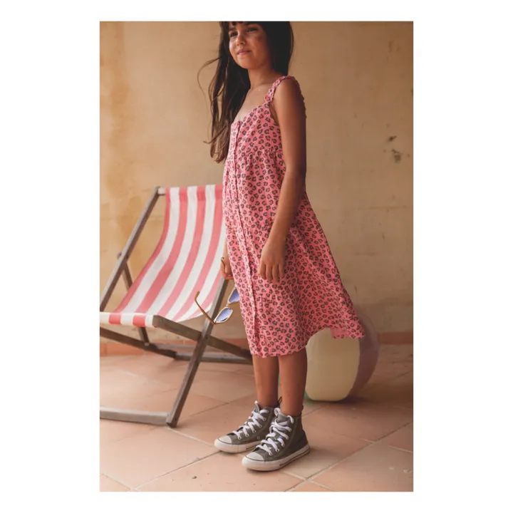 Marlot Paris Robe Luz Léopard | Rose