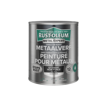 Rust-Oleum metaalverf hoogglans RAL9005 750 ml