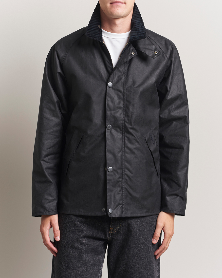 Barbour Lifestyle Tracker Wax Jacket Navy