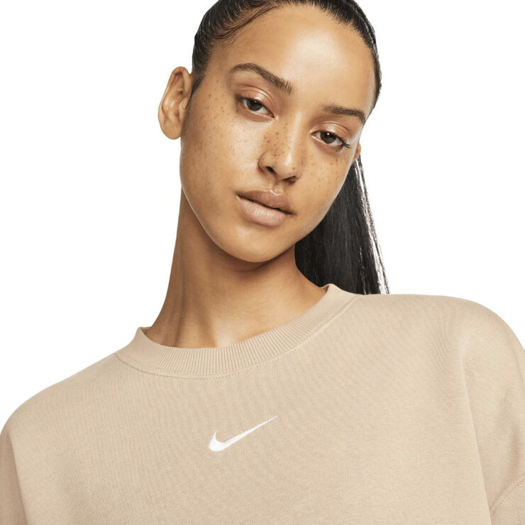 Nike sportswear phoenix fleece oversized sweatshirt Hemp/sail