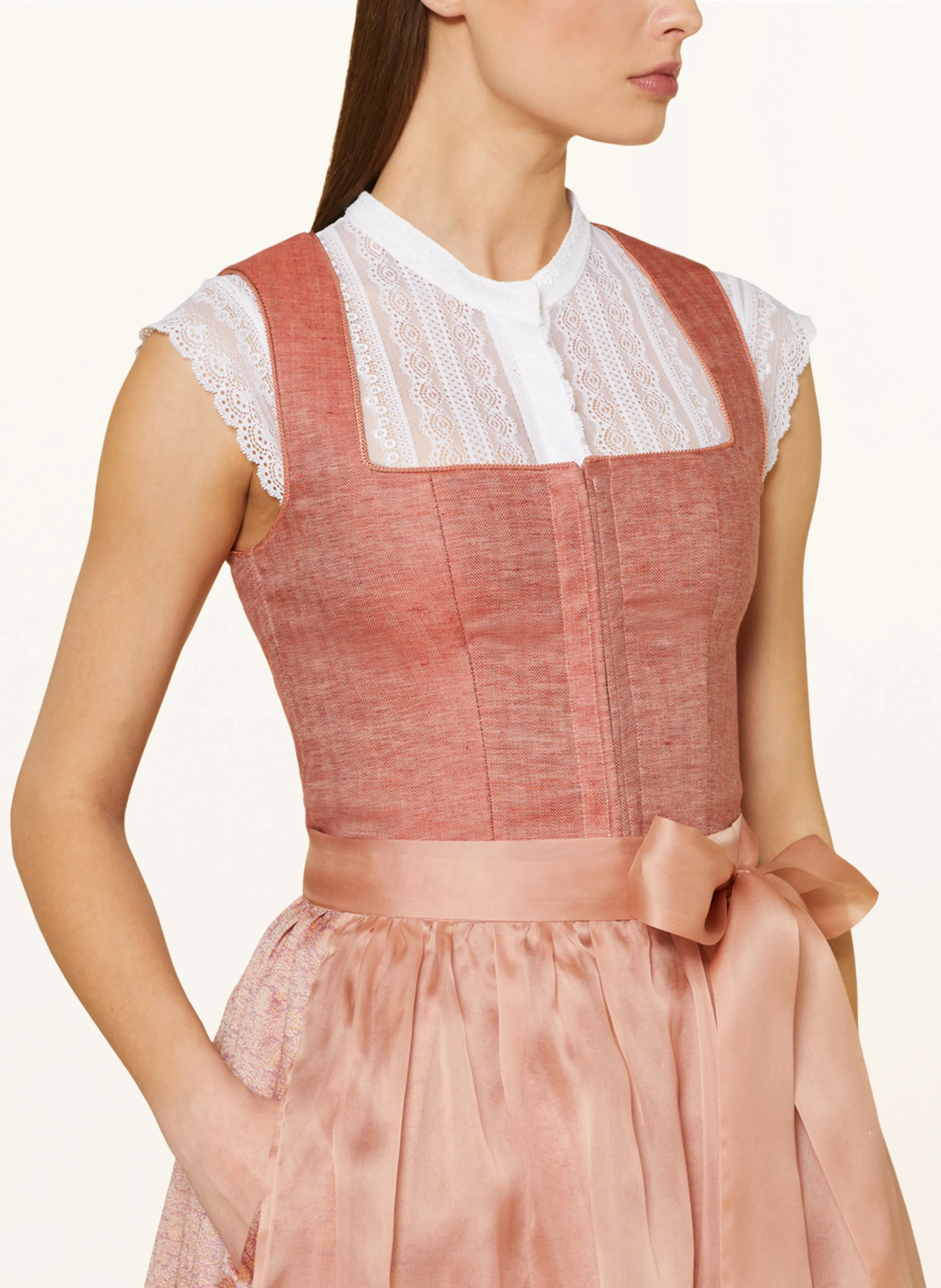 KINGA MATHE Dirndl ALCAMO mit Seide und Leinen
